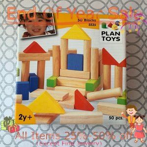 Plan Toys 50 Blocks 5535